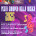 Poster Festa Musica Evento Psichedelico Colorato Vivace Viola Fu